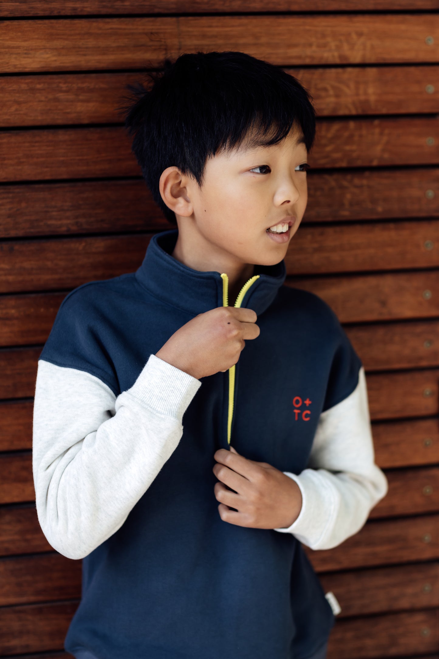 COZY BLOCK JUMPER - TEAL