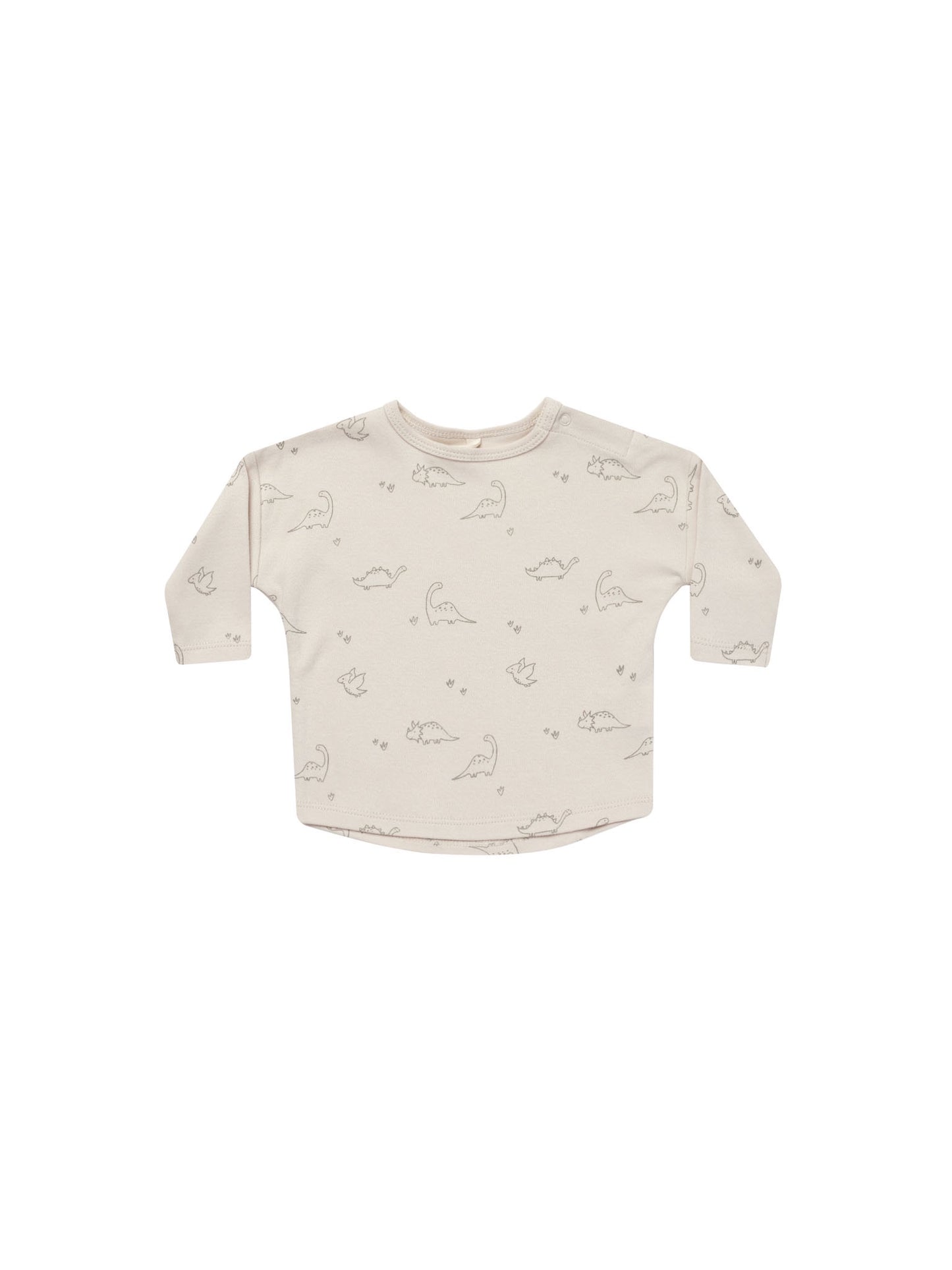LONG SLEEVE TEE - NATURAL|DINO