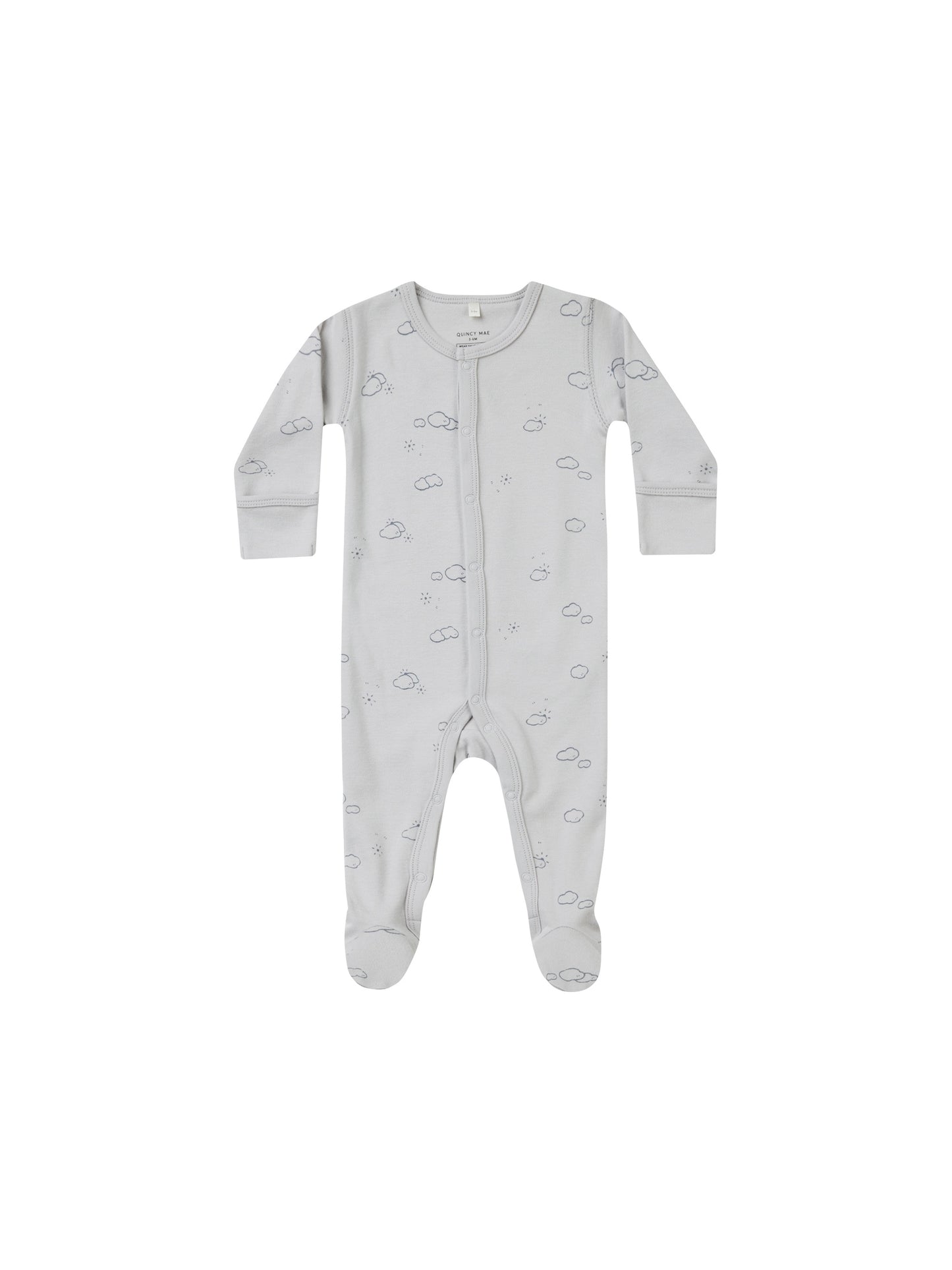 FULL SNAP FOOTIE - CLOUD | SUNNY DAY