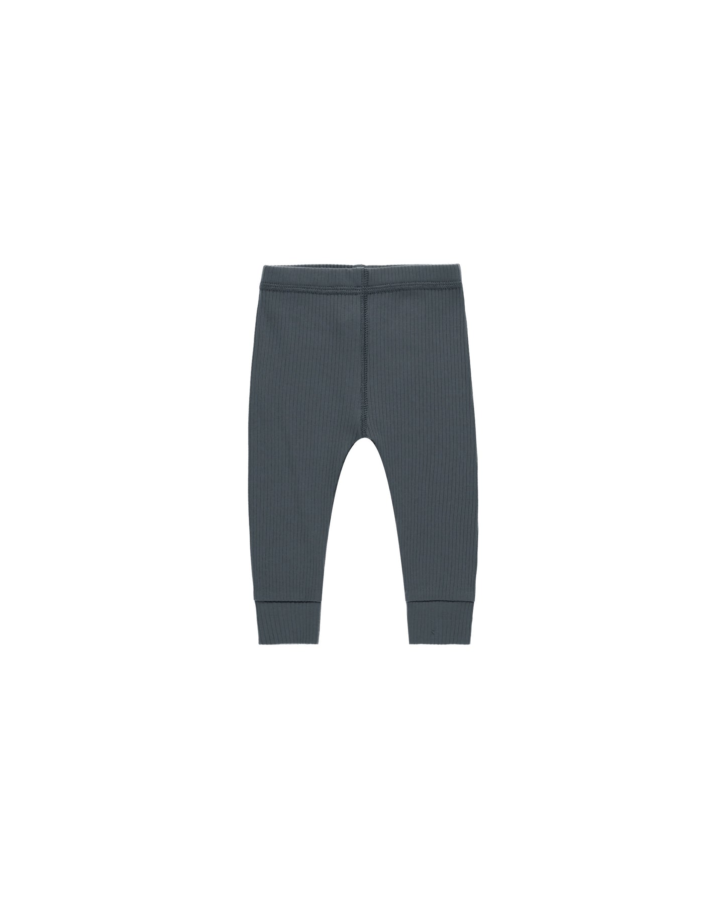 RIBBED LEGGING - INDIGO