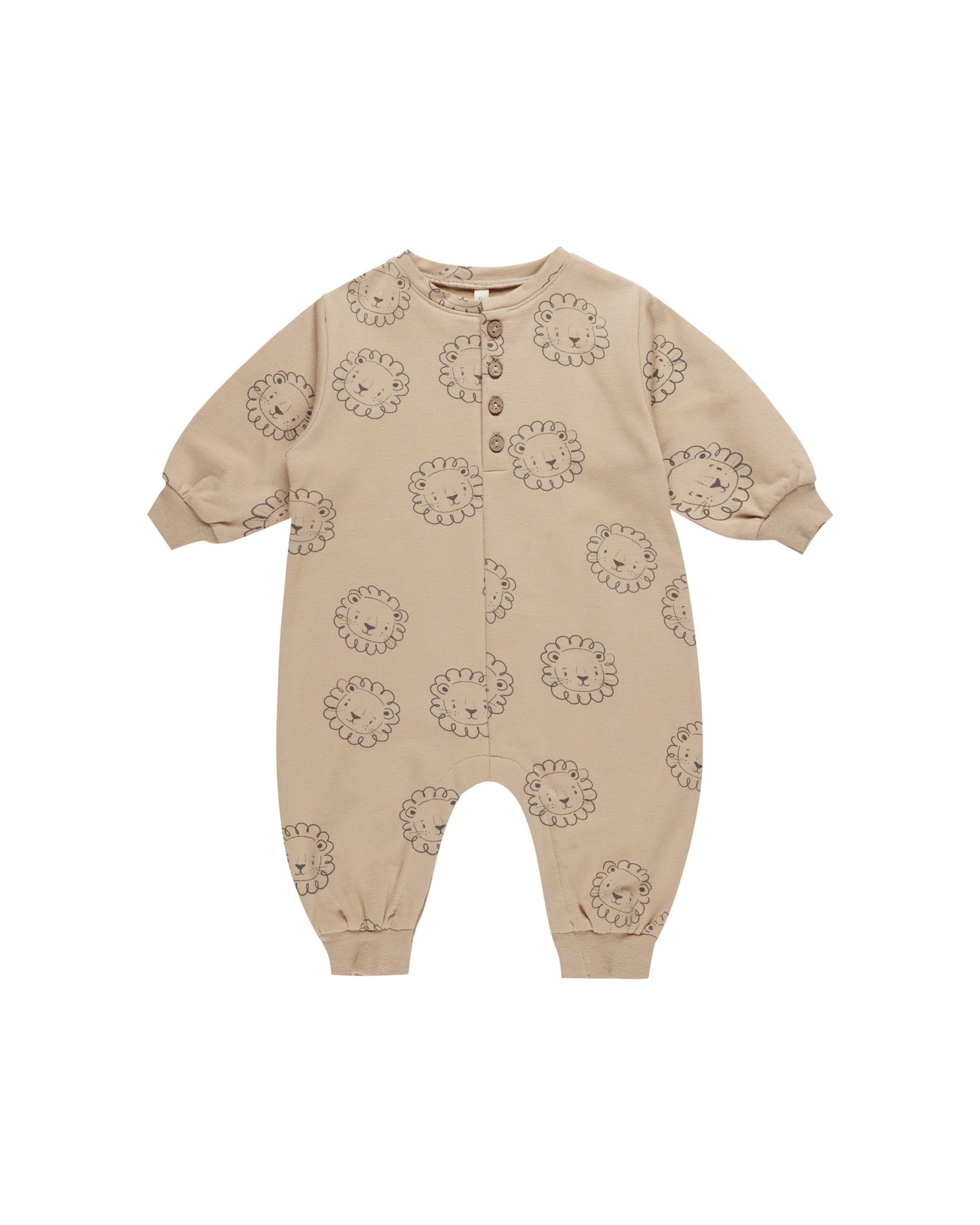 RELAXED FLEECE JUMPSUIT - LIONS