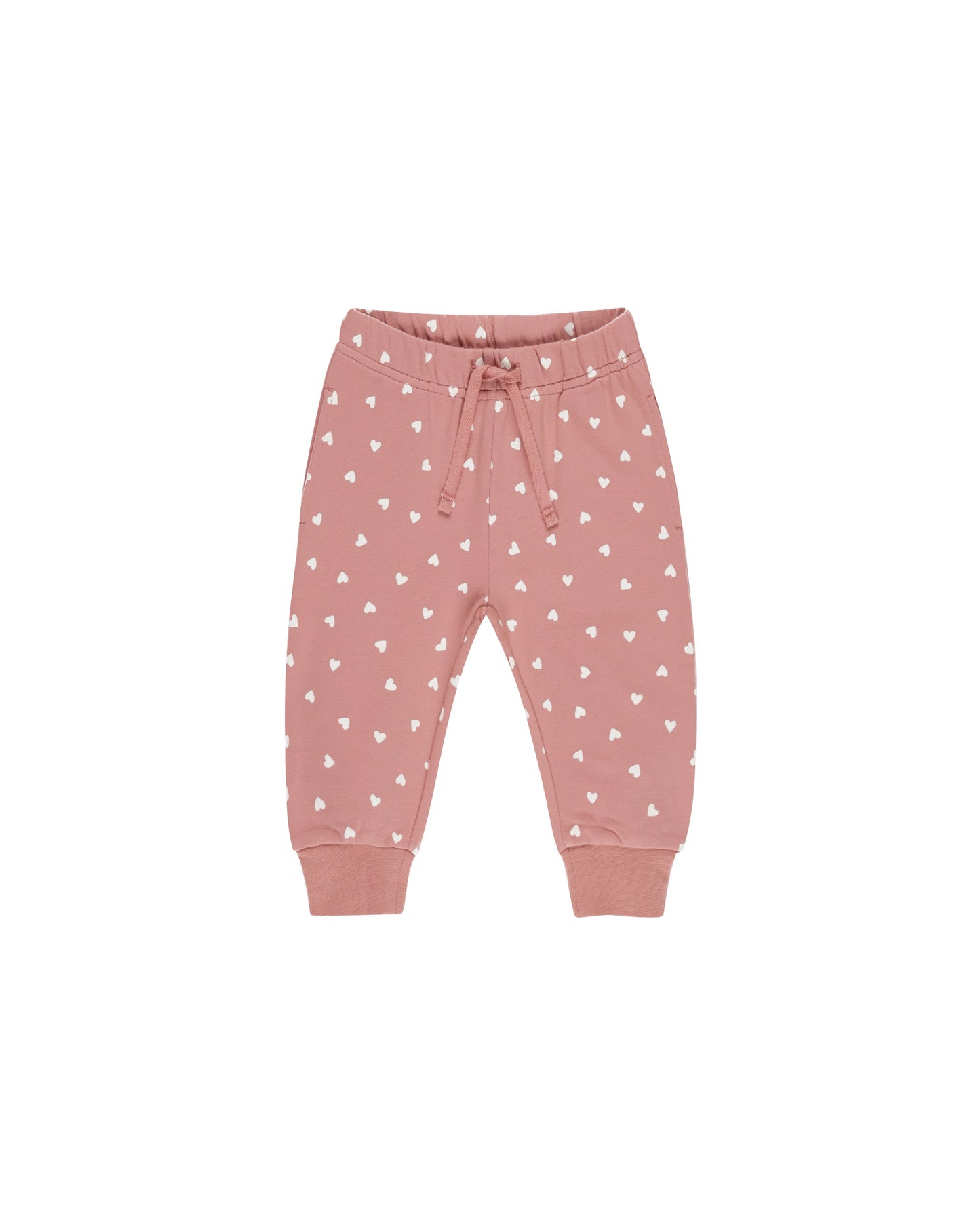 RELAXED SWEATPANTS - LIPSTICK HEARTS