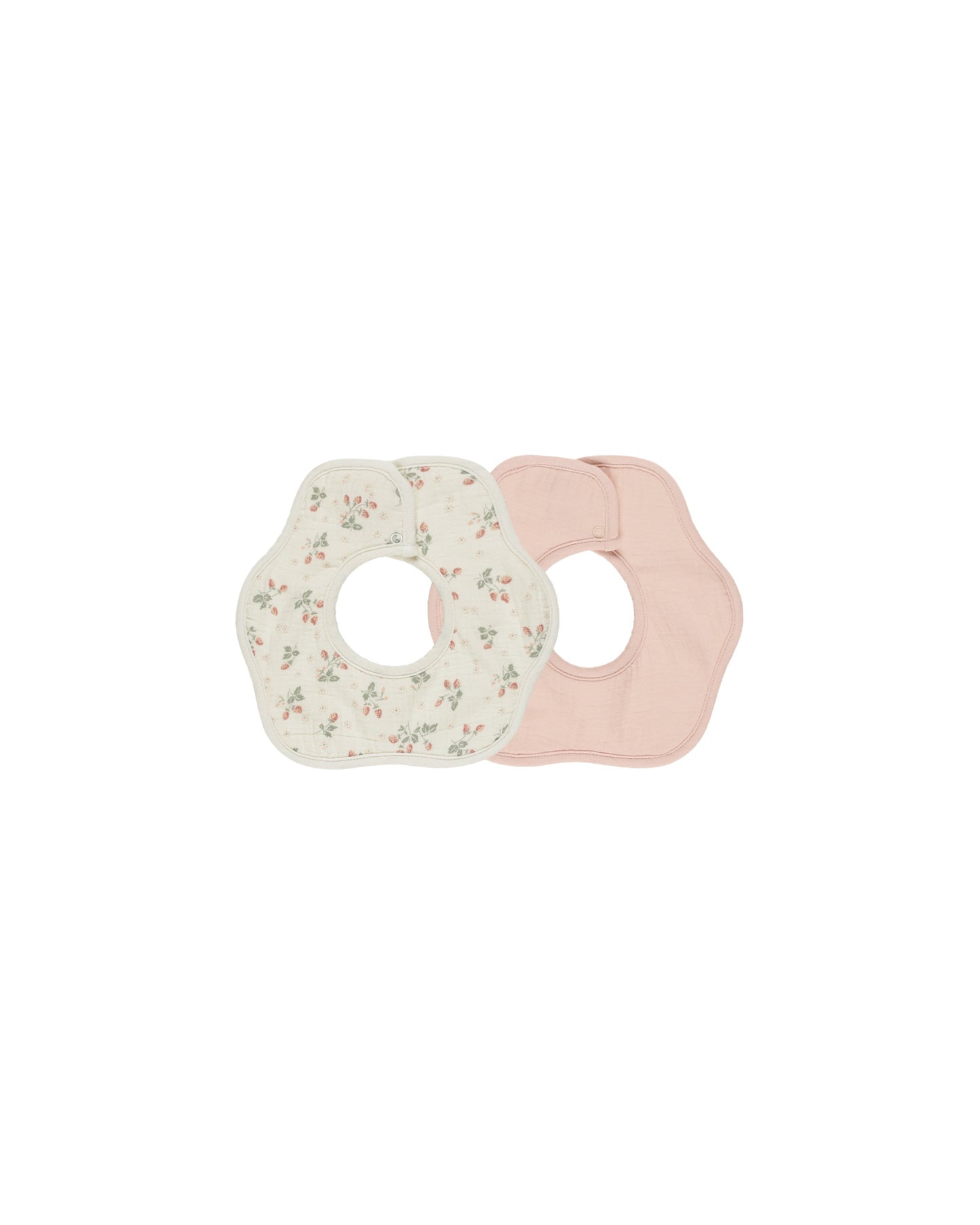 FLOWER BIB 2 PACK - STRAWBERRIES + MELON