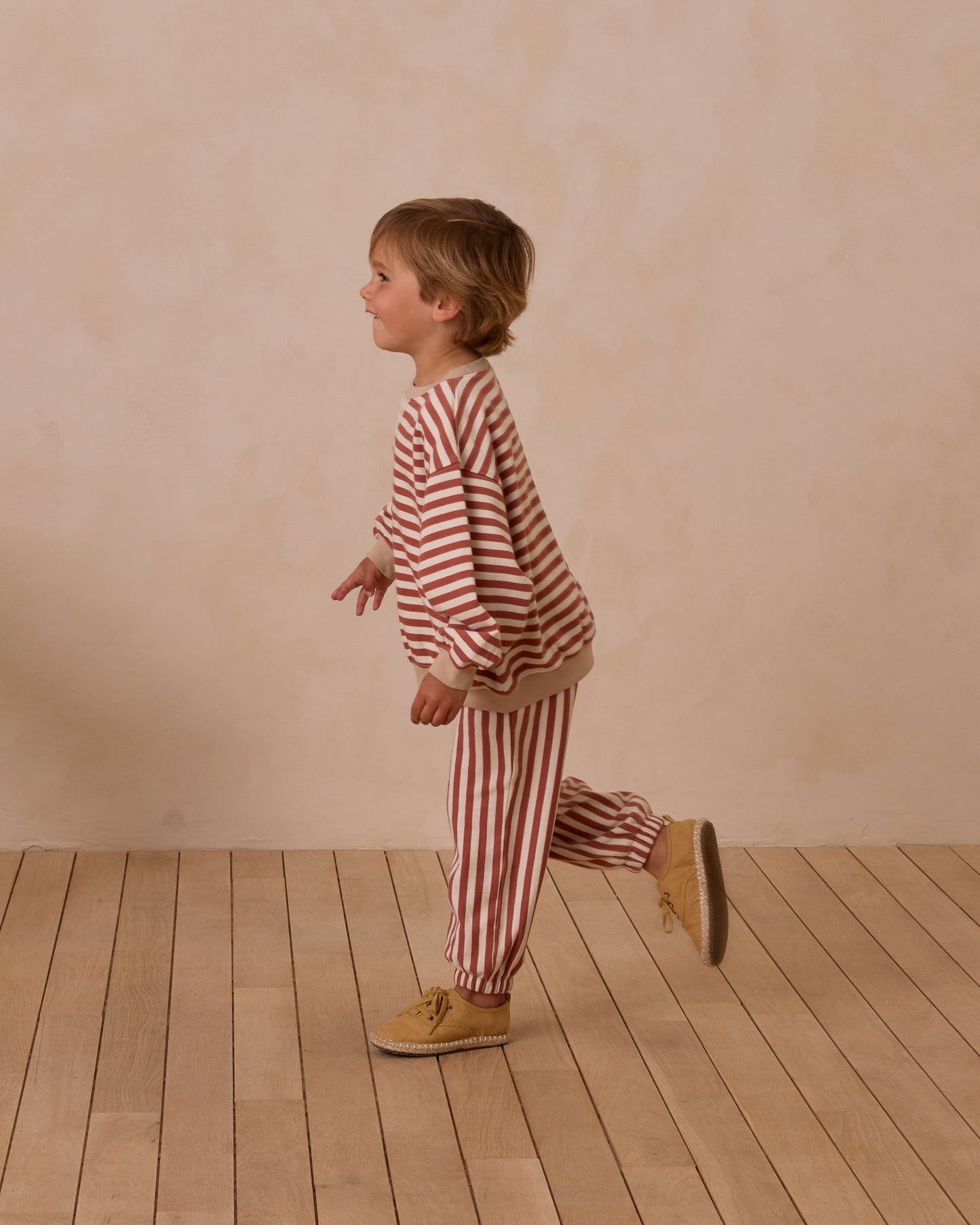 RELAXED JOGGER - POPPY STRIPE