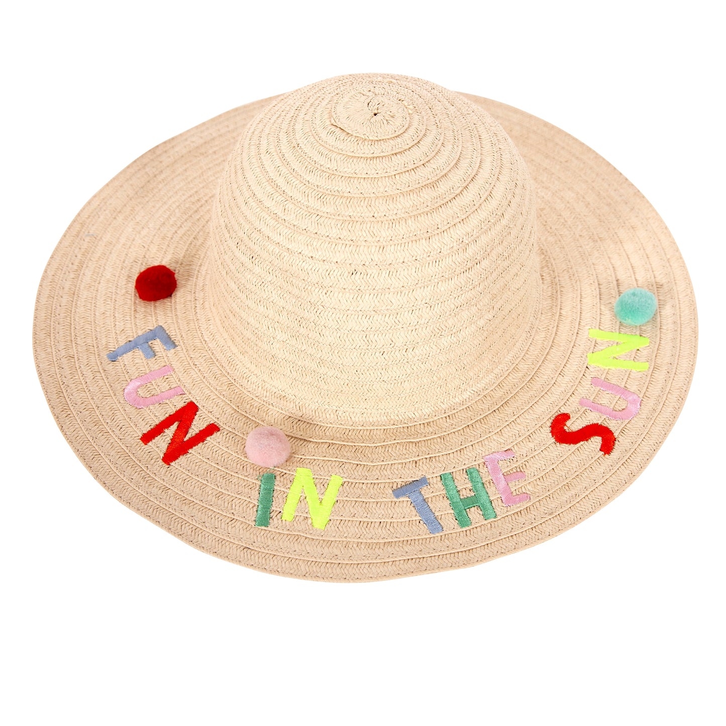 FUN IN THE SUN WIDE BRIM HAT - ONE SIZE