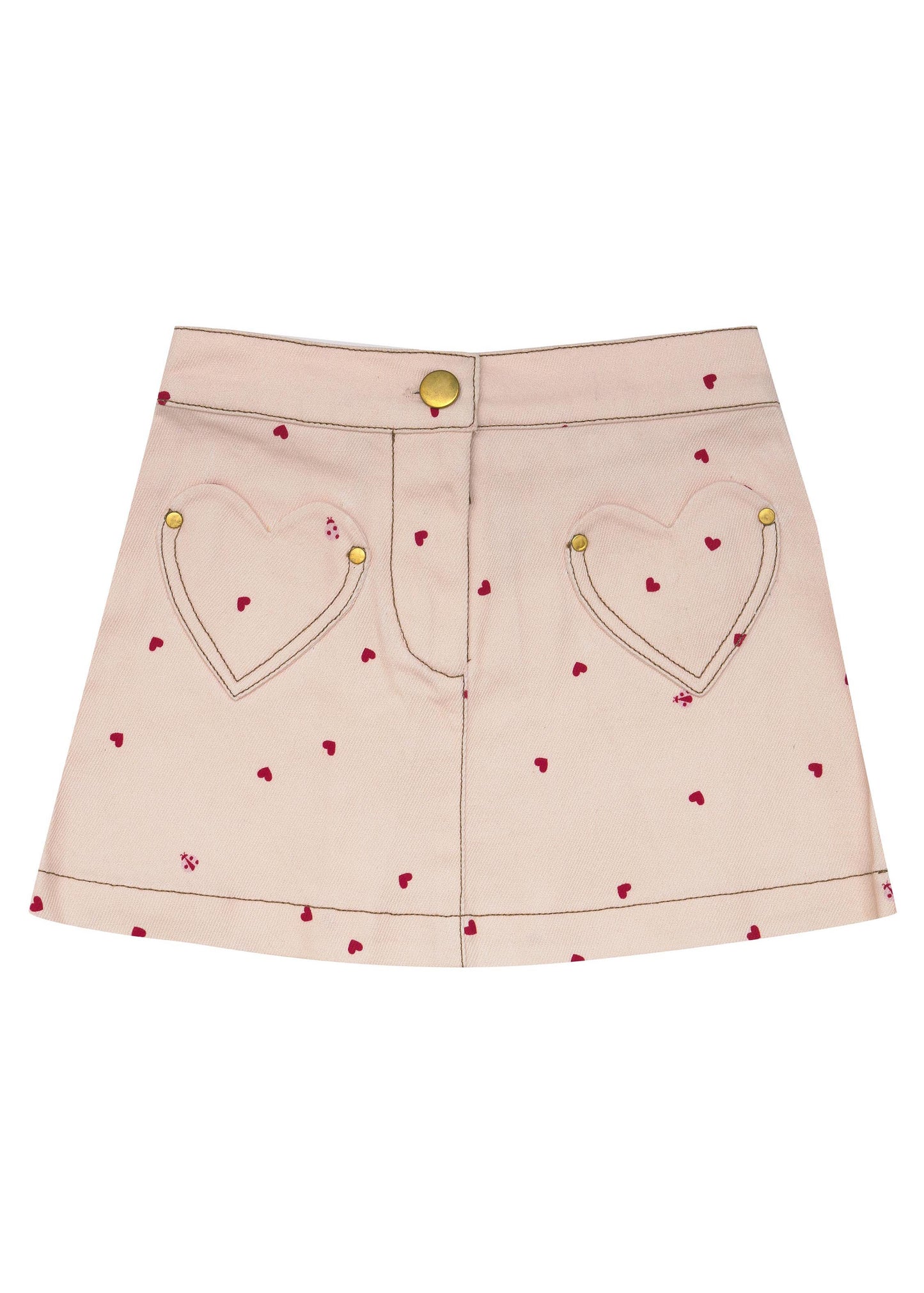 STELLA SKIRT - PIGGY PINK LOVE BUG