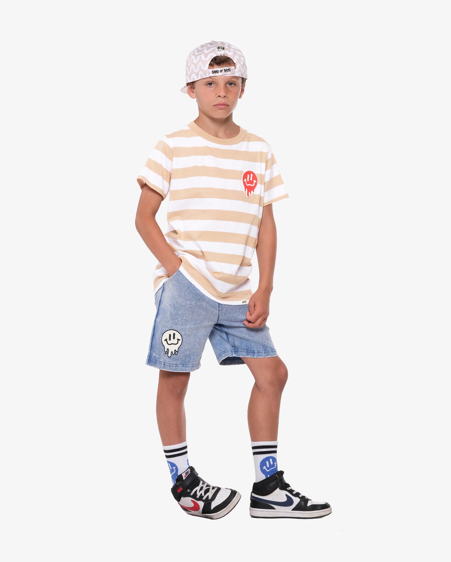 DENIM SHORTS - WASHED BLUE