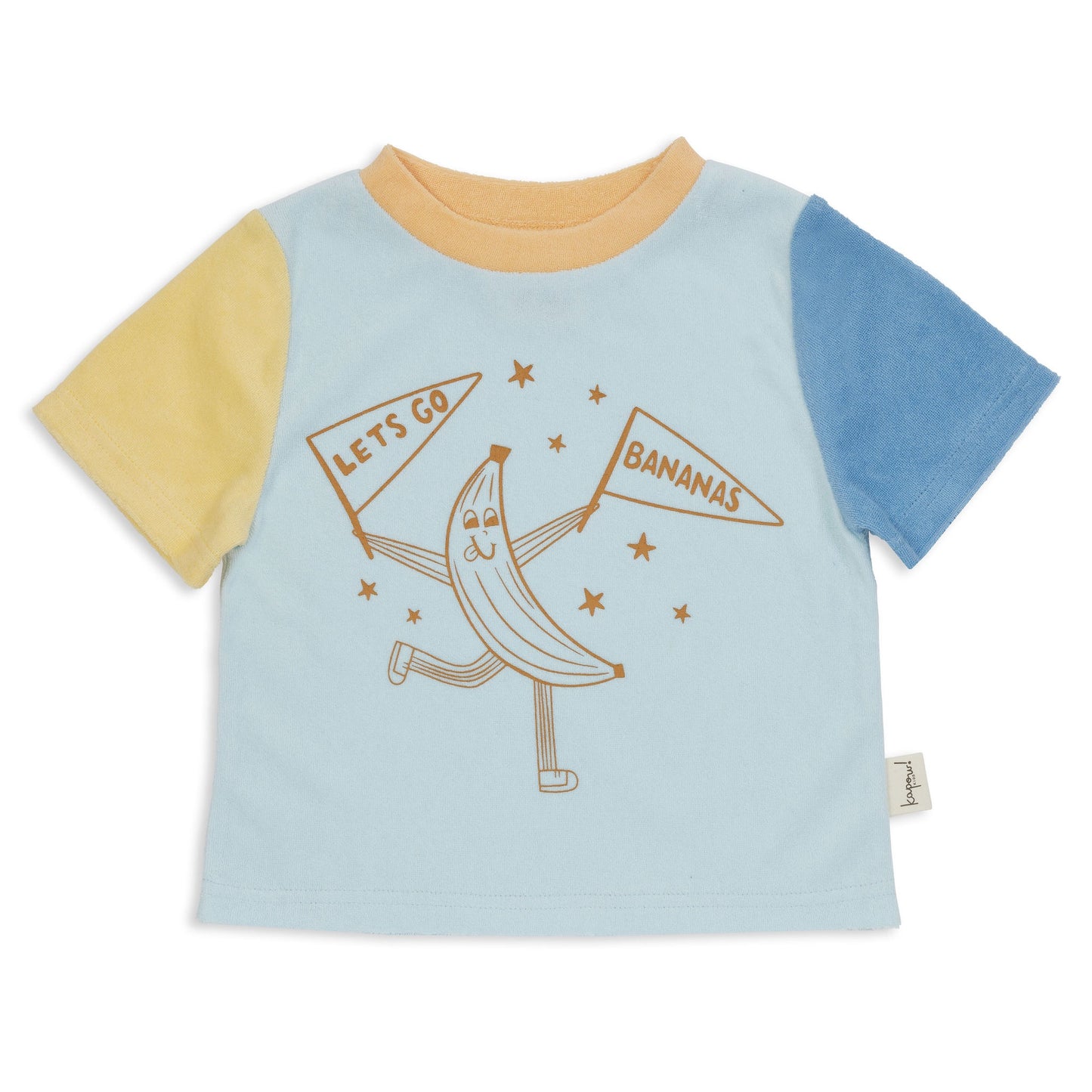 TWO TONE TERRY BOXY TEE