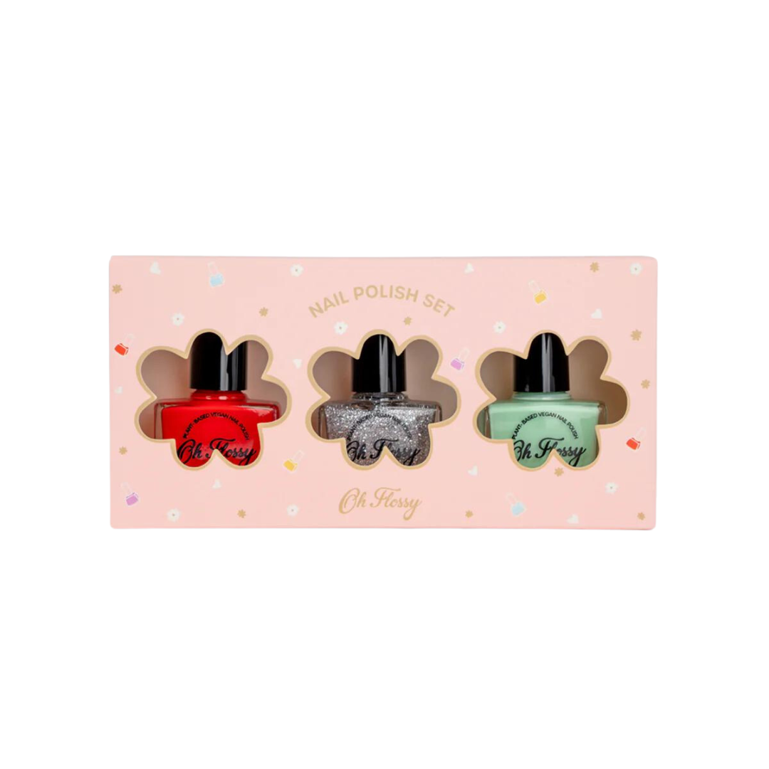 OH FLOSSY CHRISTMAS NAIL POLISH SET