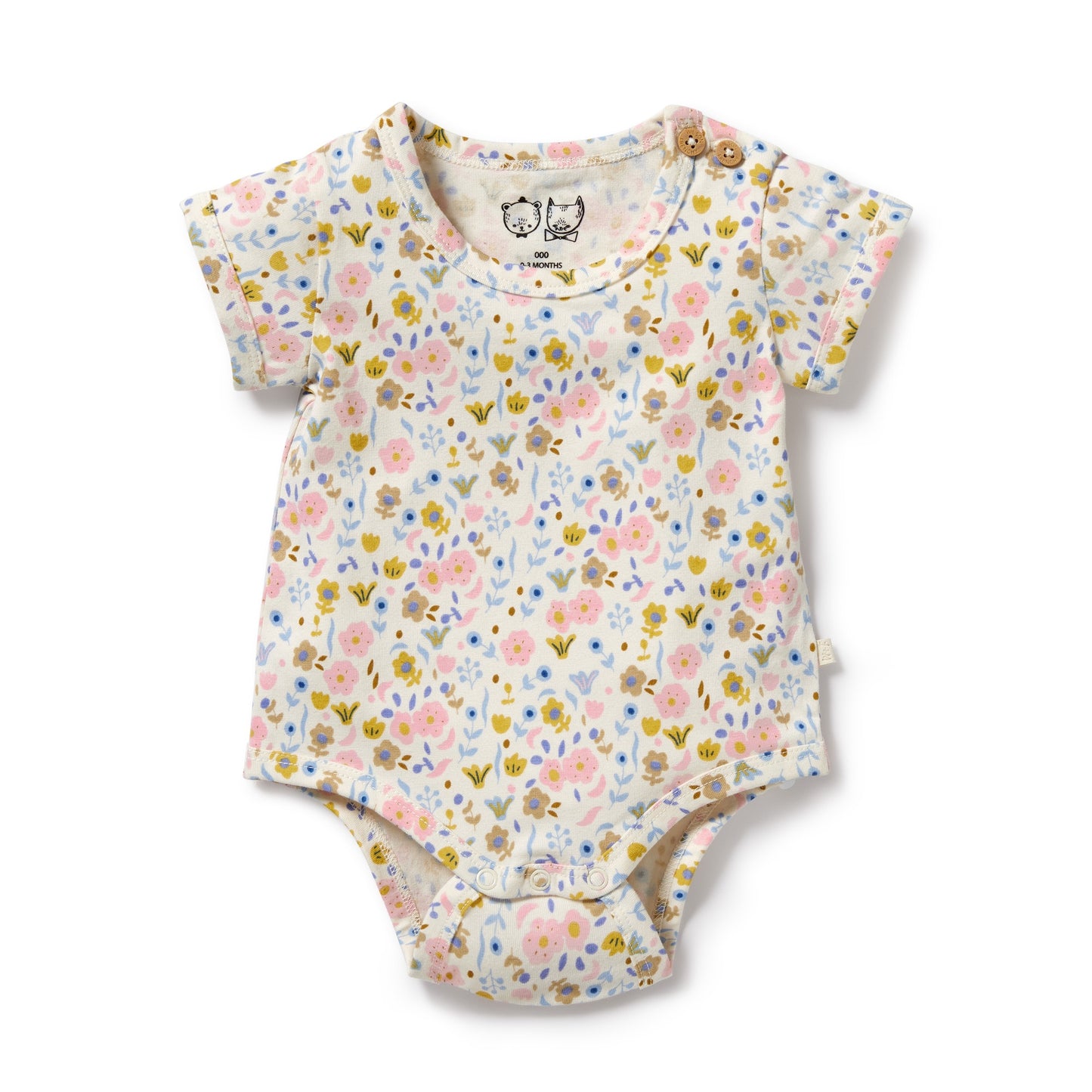 ORGANIC BODYSUIT - AVA FLORAL