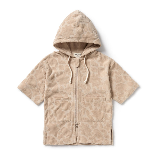 ORGANIC TERRY HOODED TOWEL - PATTERN PLAY