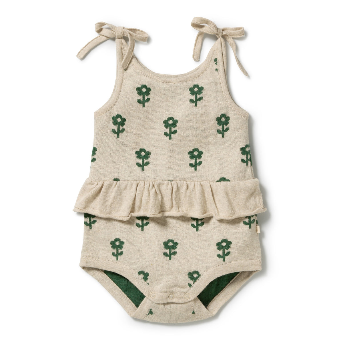 FLUER ORGANIC JACQUARD PLAYSUIT