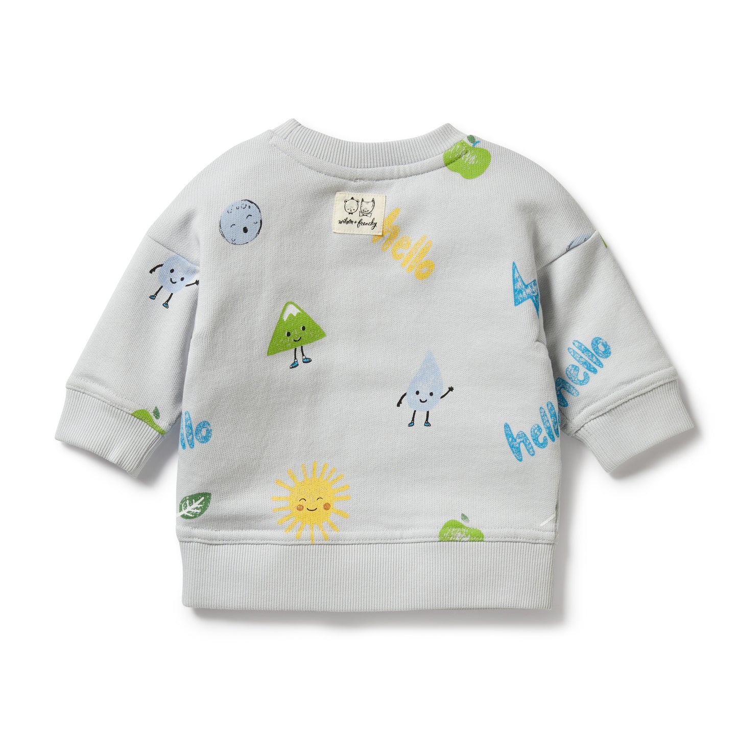 ORGANIC TERRY SWEAT - BLUEBELL