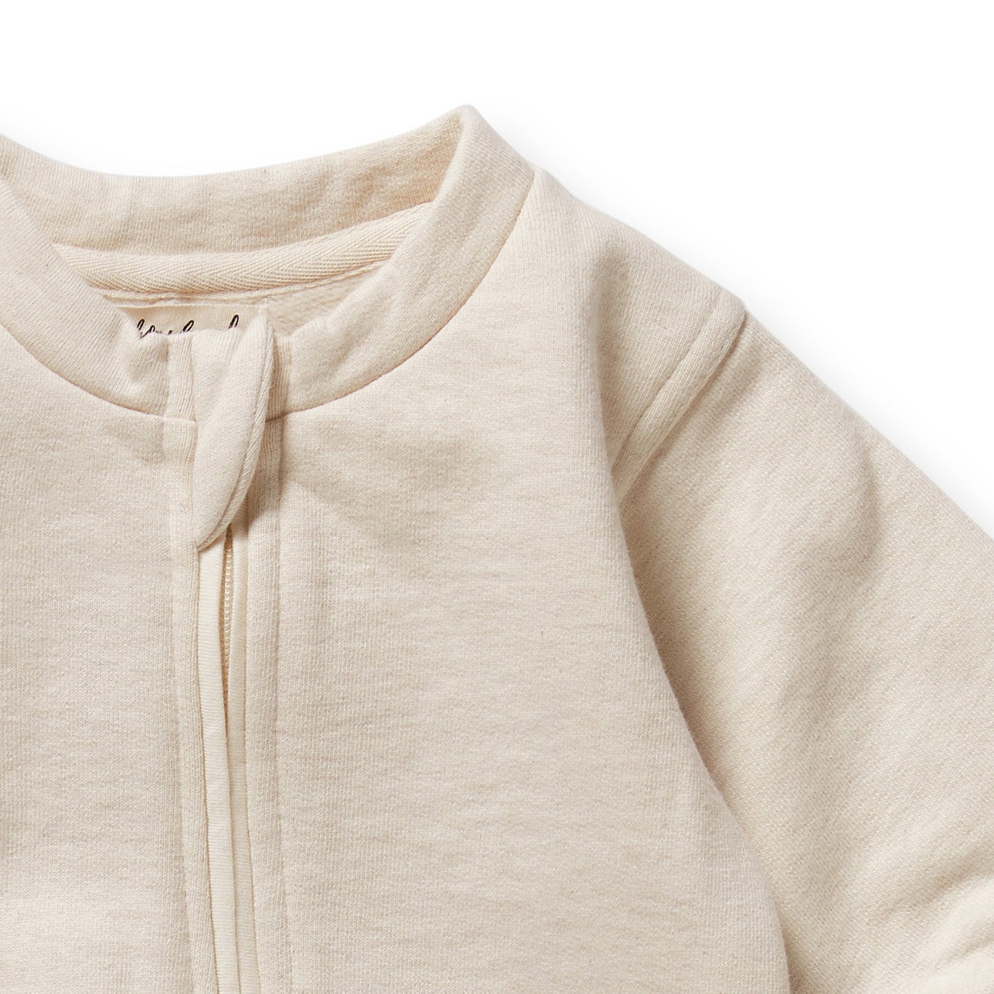 ORGANIC TERRY GROWSUIT - OATMEAL