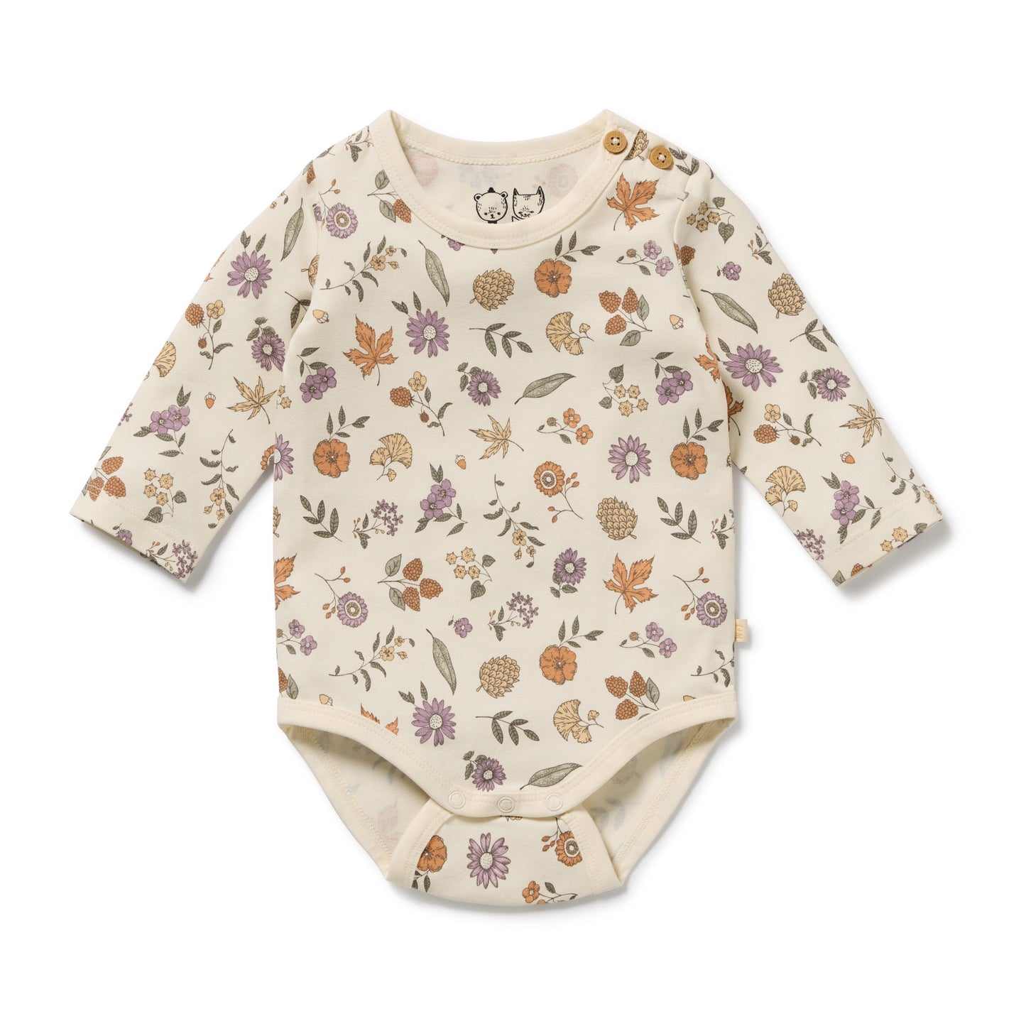 ORGANIC BODYSUIT - MAPLE GLOW