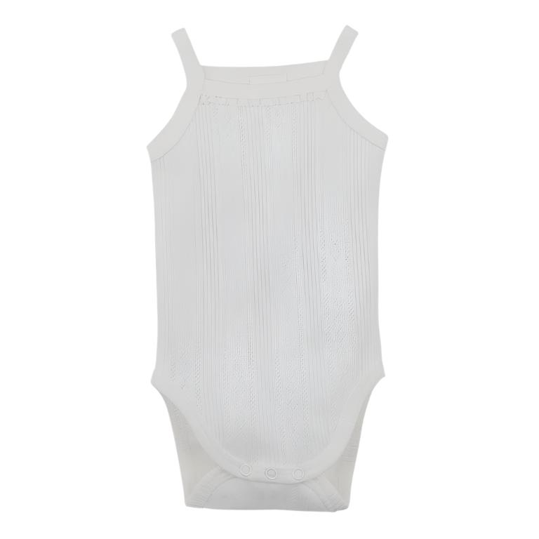POINTELLE BODYSUIT - CLOUD