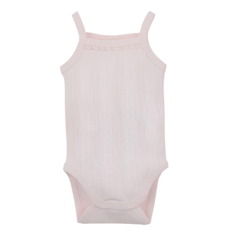 POINTELLE BODYSUIT - PINK