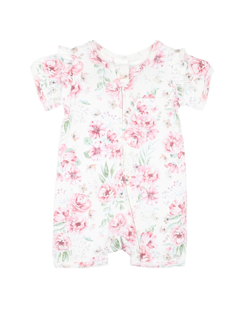 EVIE SS ZIP ROMPER