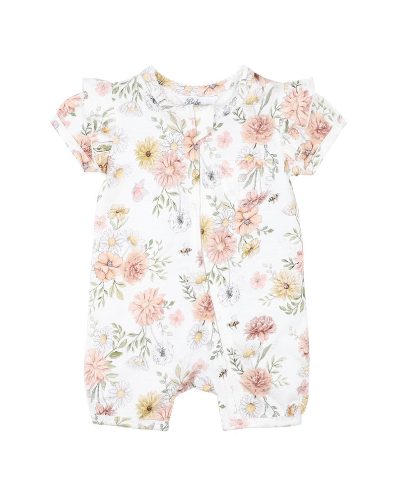 LARA SS ZIP ROMPER