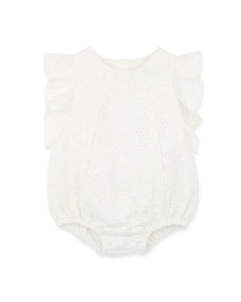 BRODERIE OCCASION BODYSUIT - CLOUD