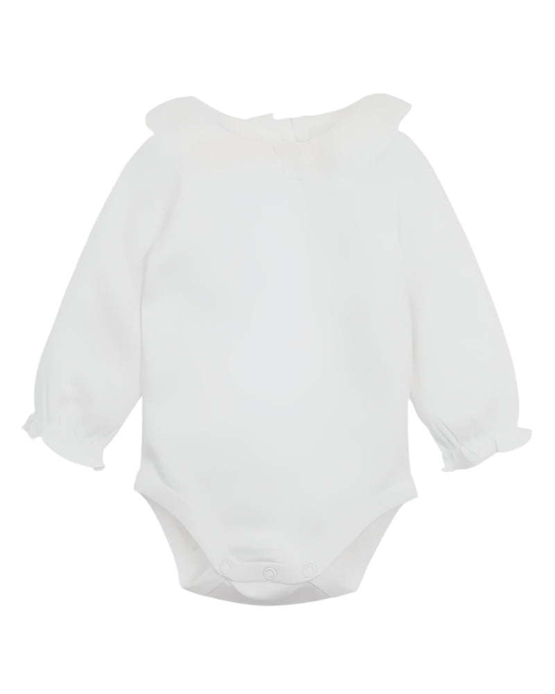 MOLLY LACE COLLAR BODYSUIT - CLOUD