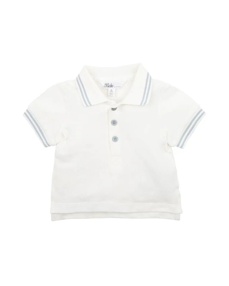 HARRY PIQUE POLO - CLOUD