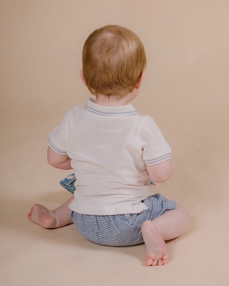 HARRY PIQUE POLO - CLOUD