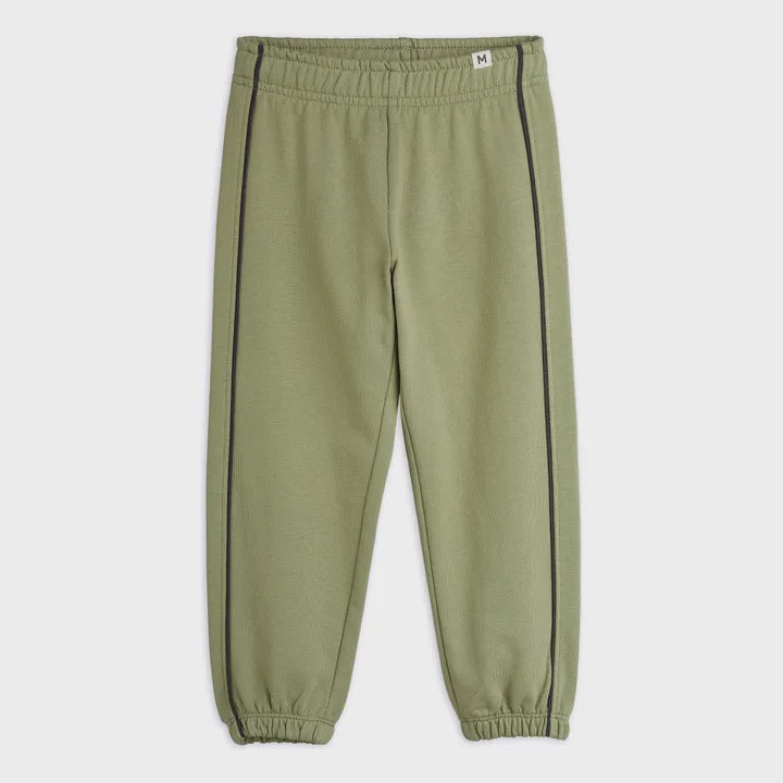 MINI RODINI PIPING SWEATPANTS - GREEN