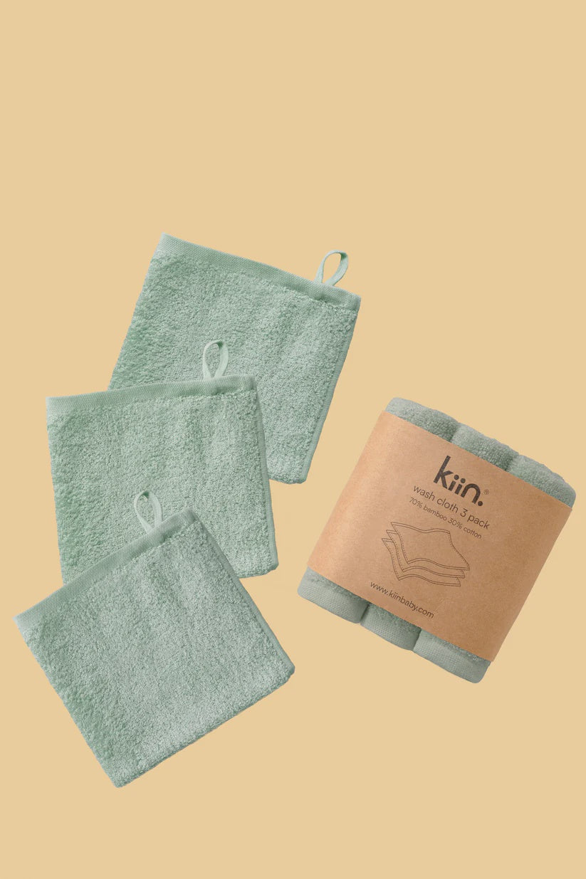 WASH CLOTH - 3 PACK | SAGE
