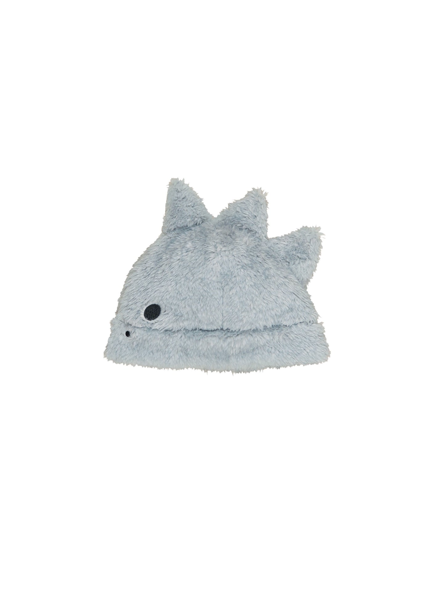 DINO FUR BEANIE - DUSTY BLUE