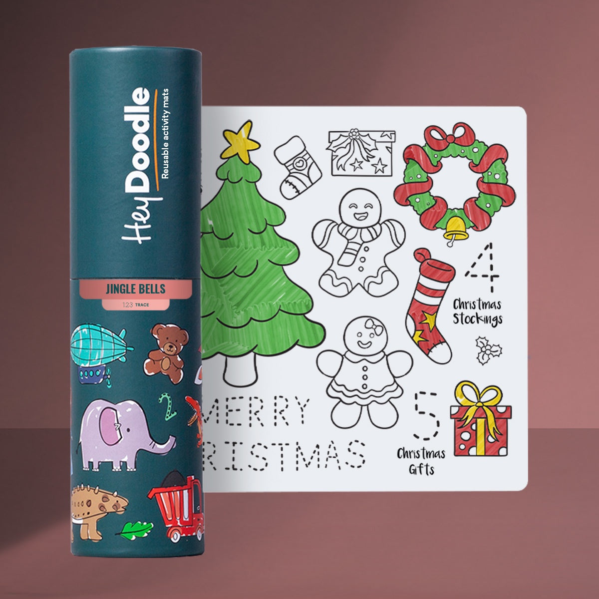 HEYDOODLE MINIMAT - JINGLE BELLS