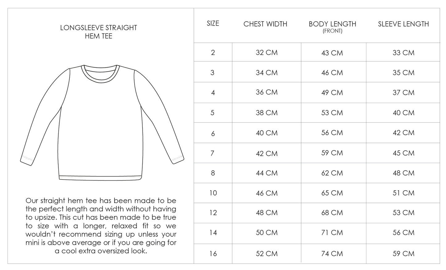 SMILEY STRAIGHT HEM TEE - WHITE