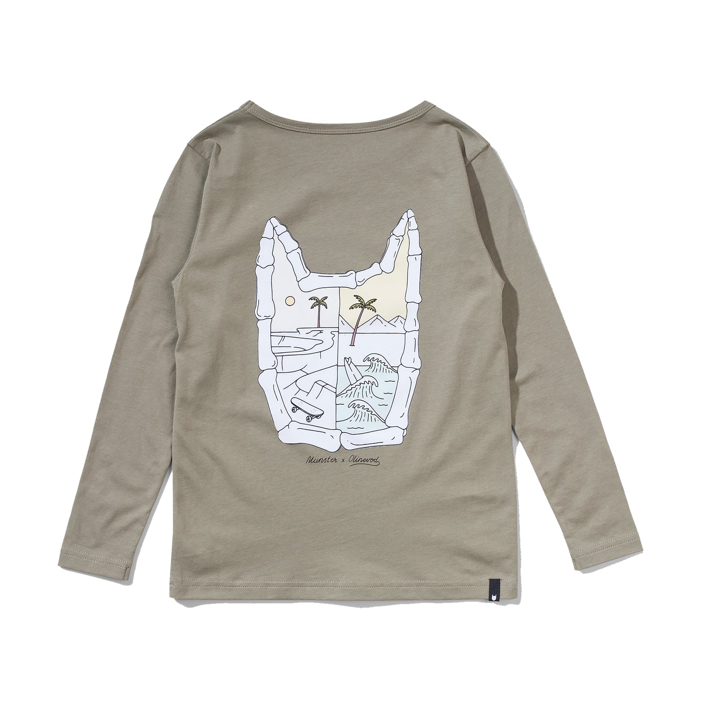 HALF DAY LS TEE - OLIVE