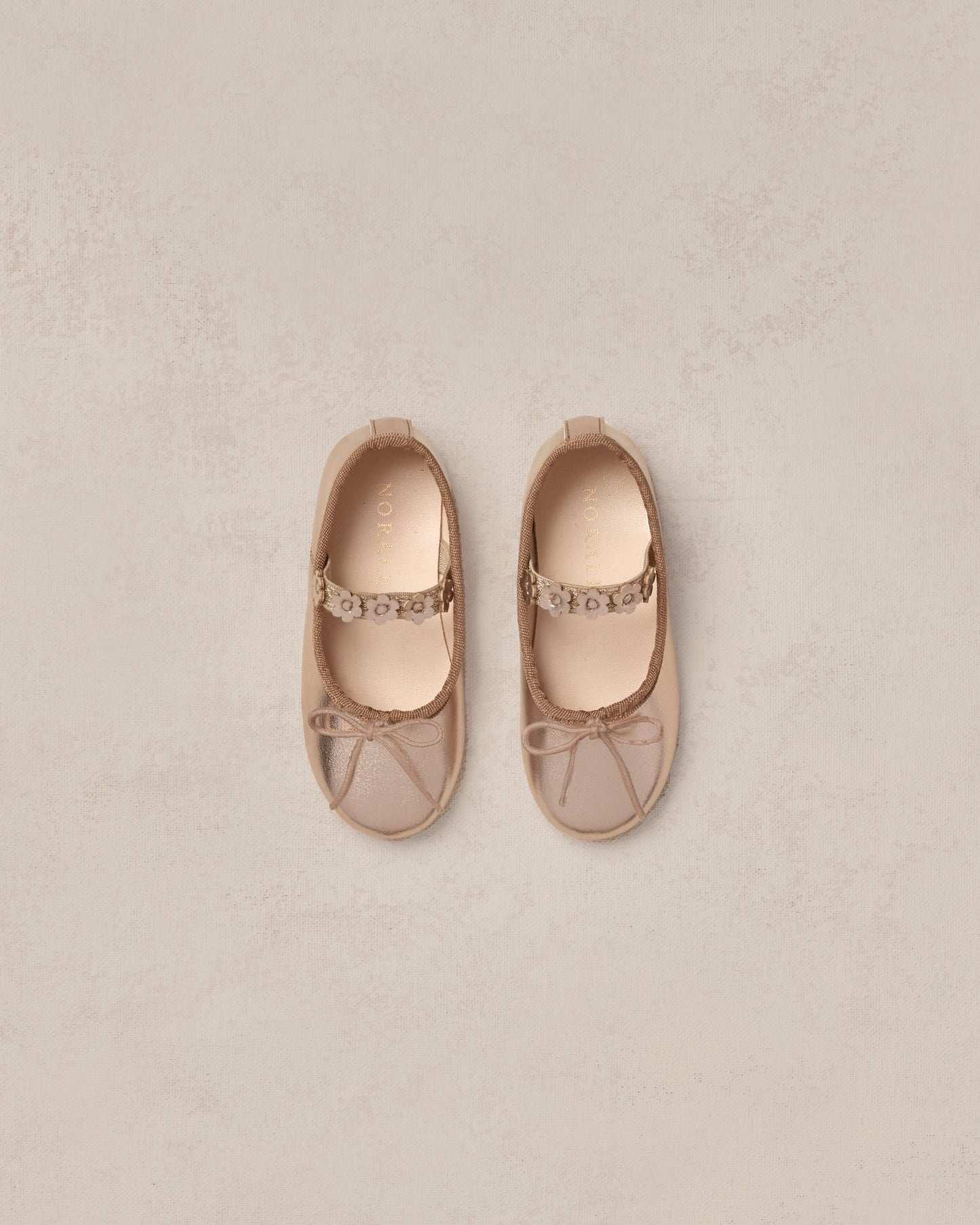 BALLET FLATS - CHAMPAGNE METALLIC