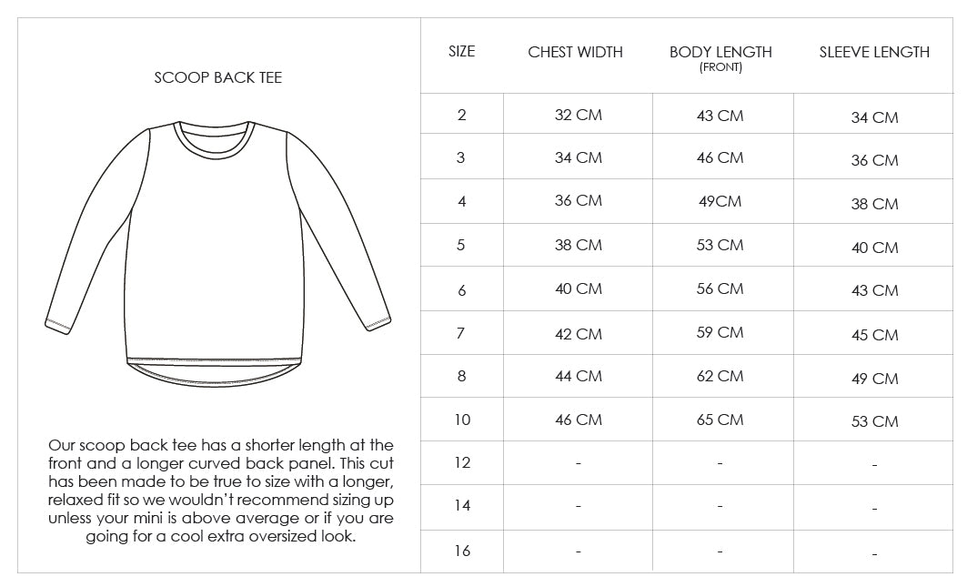 GO GET'EM TIGER SCOOP BACK TEE - RUST