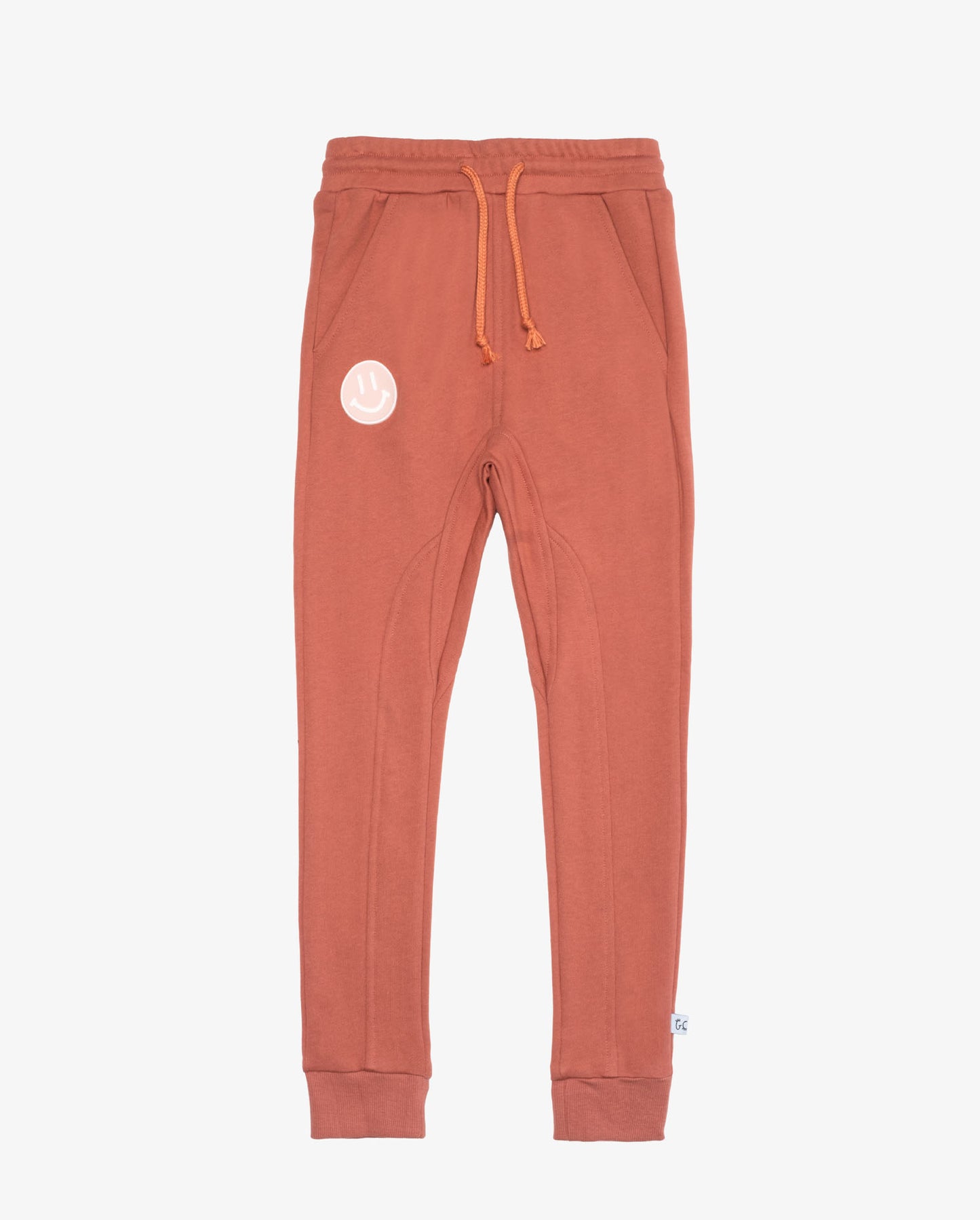 SMILEY JOGGERS - TERRACOTTA