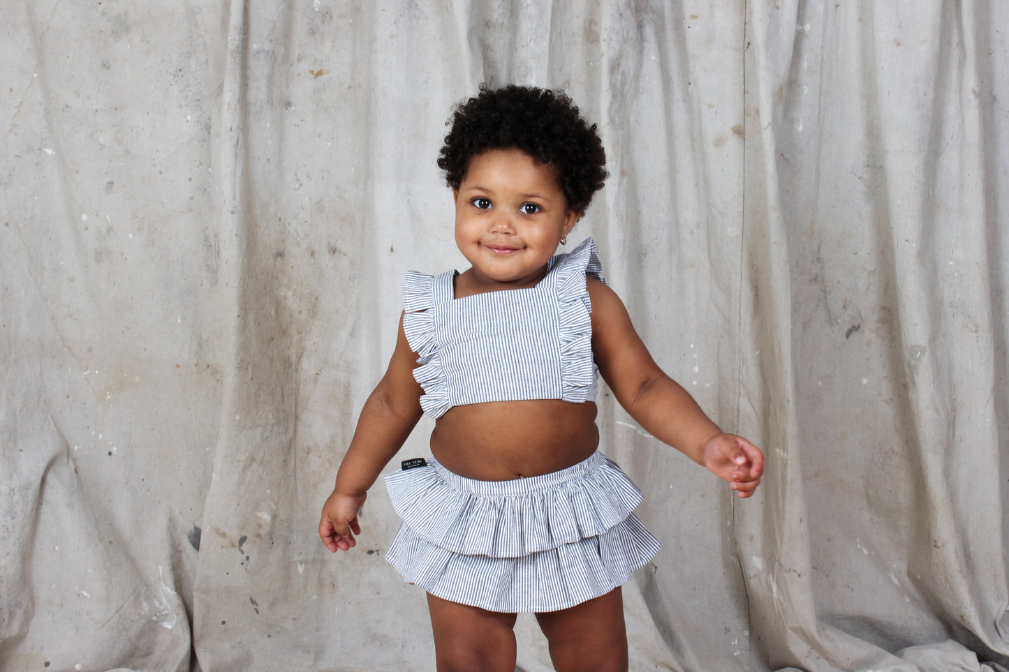 Stripe Frill Crop