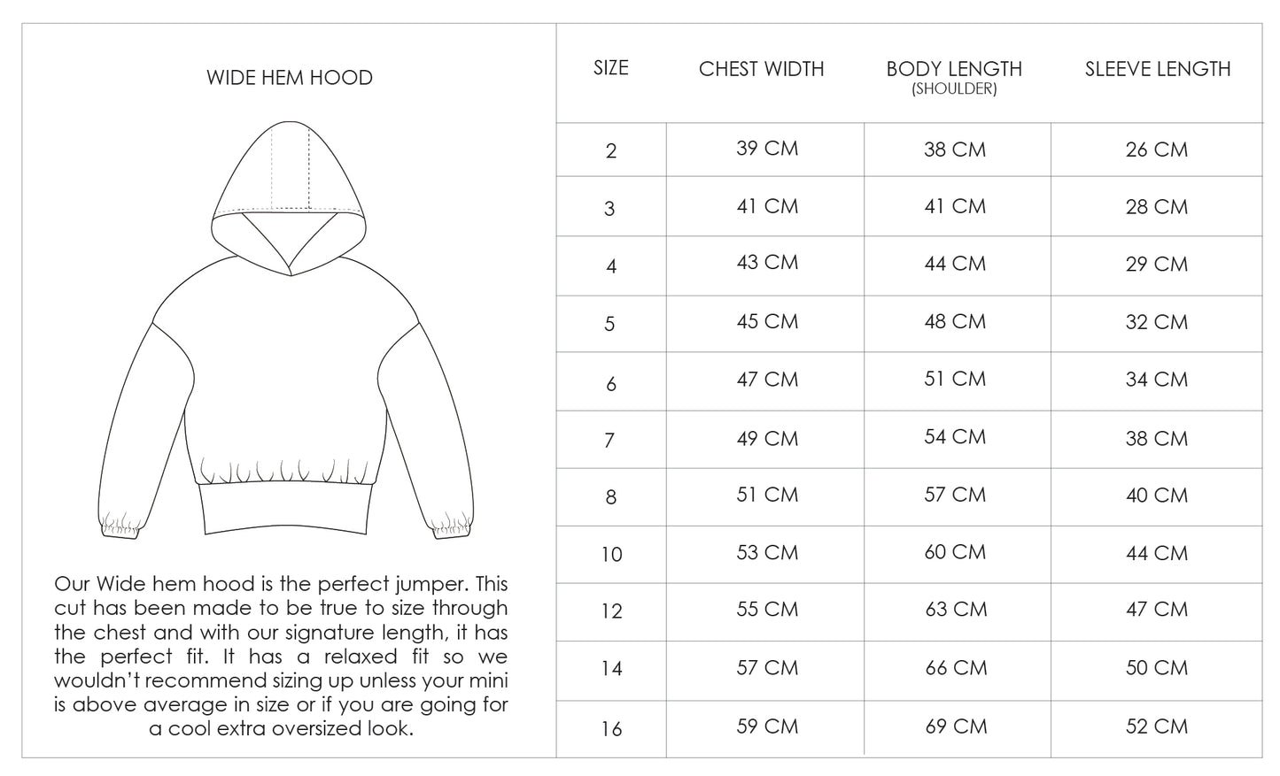 SMILEY WIDE HEM HOOD - TERRACOTTA