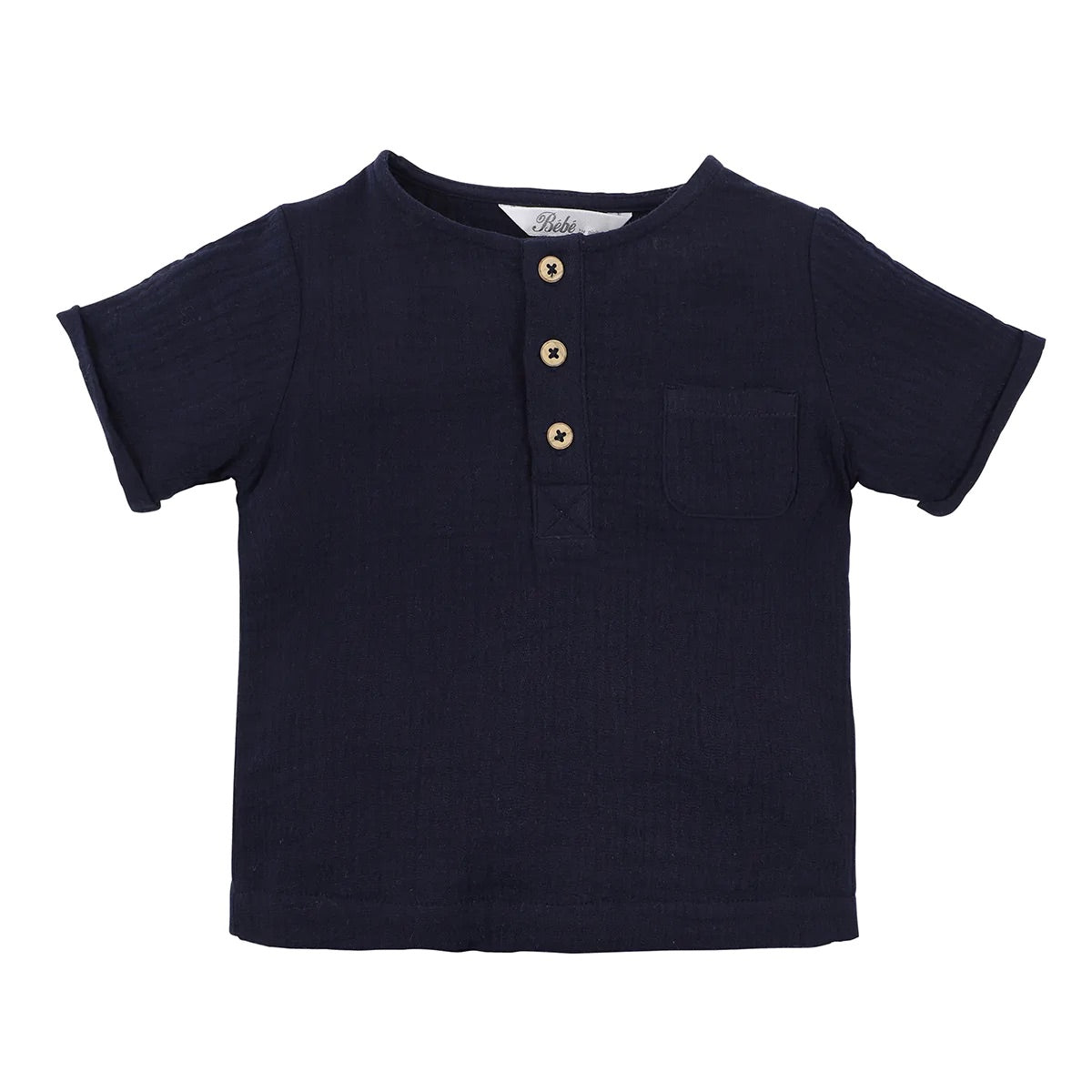 CRINKLE TOP - NAVY