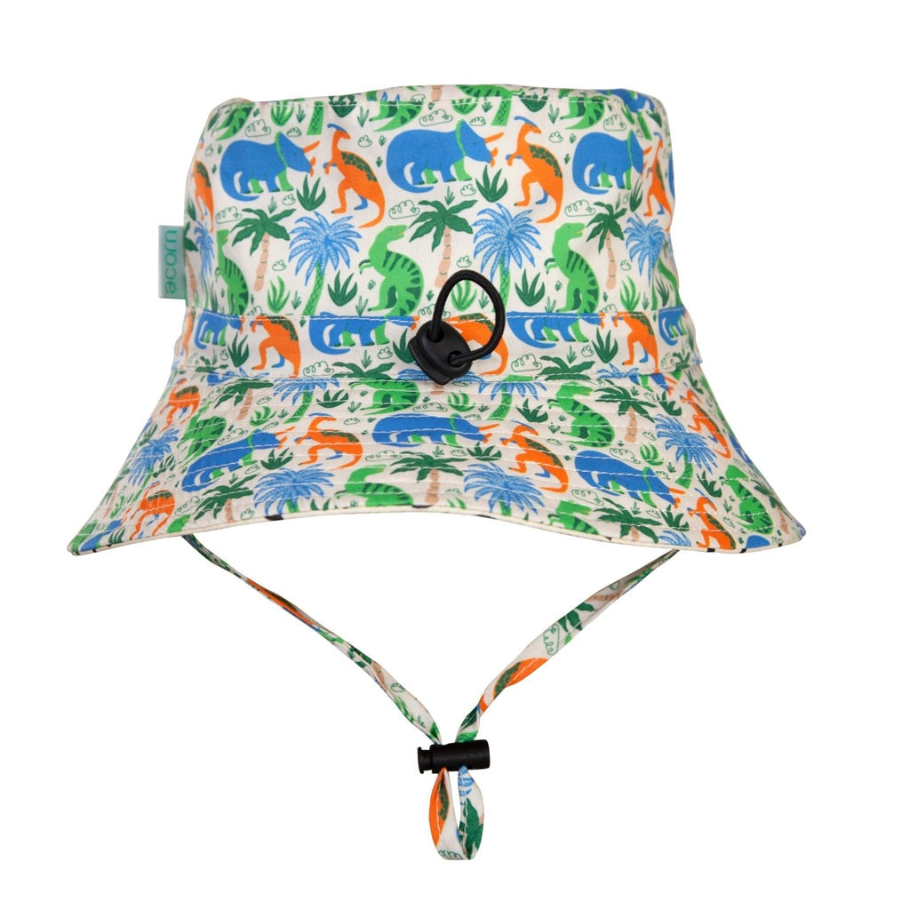 PREHISTORIC WIDE BRIM BUCKET HAT - NATURAL|BLUE|ORANGE