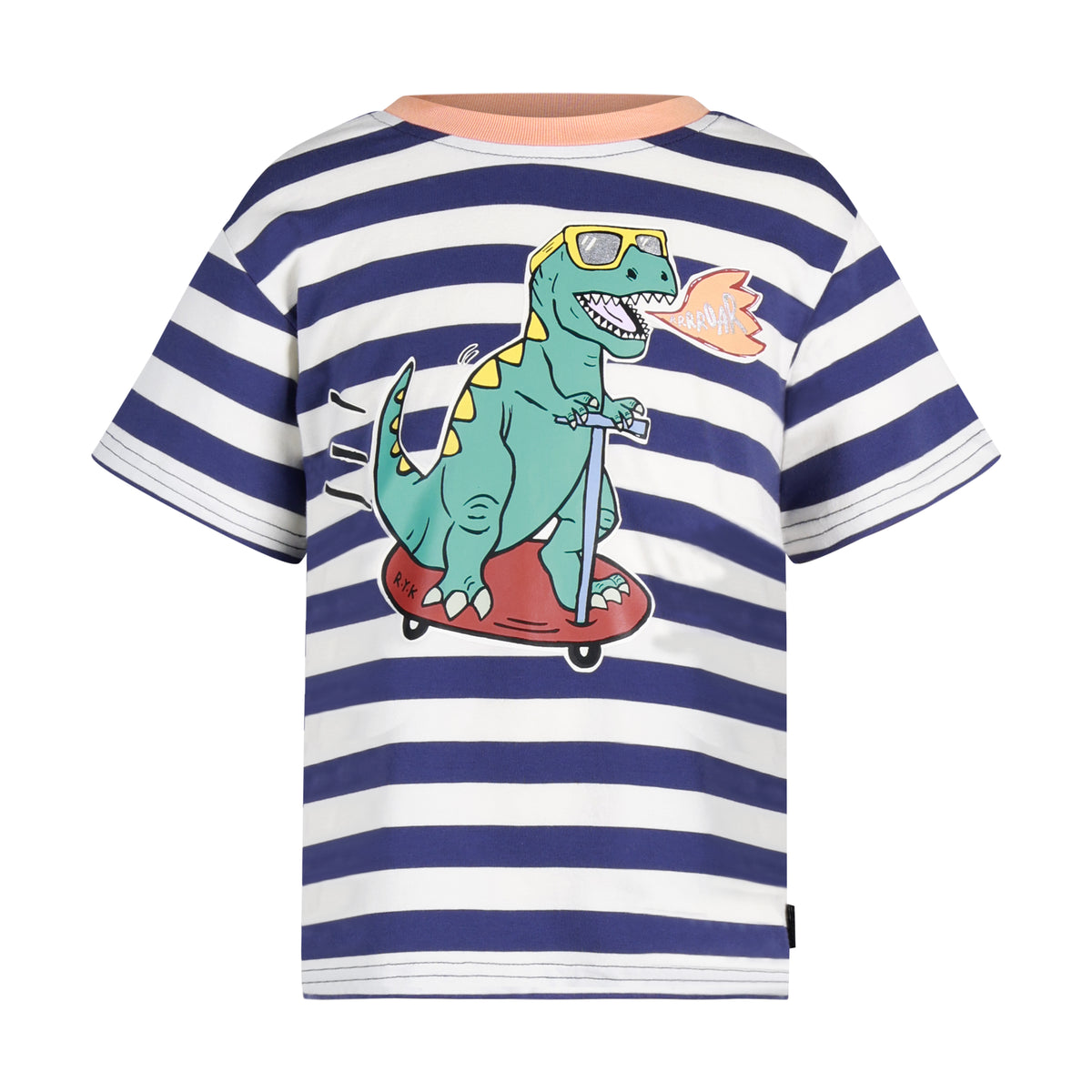 SCOOTA-SAURUS STRIPE SHORT SLEEVE T-SHIRT