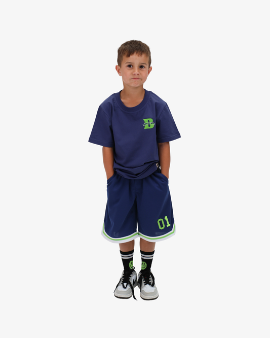 BOB SLAM DUNK TEE - NAVY