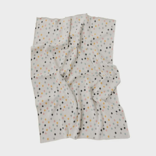 SPOTTY SALLY BLANKET - NATURAL