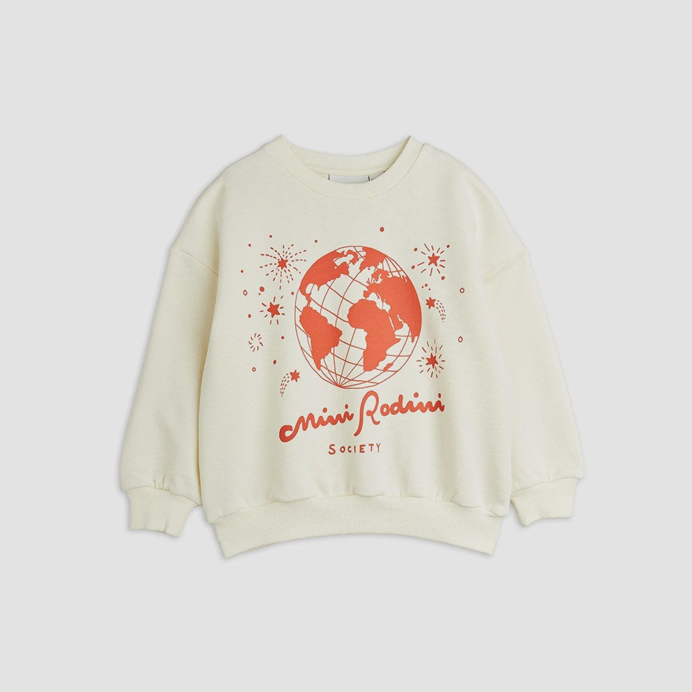 MINI RODINI SOCIETY SP WEATSHIRT - OFFWHITE