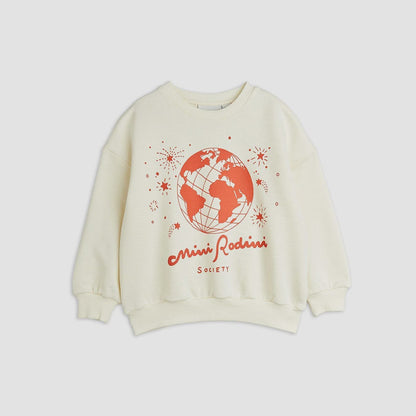 MINI RODINI SOCIETY SP WEATSHIRT - OFFWHITE