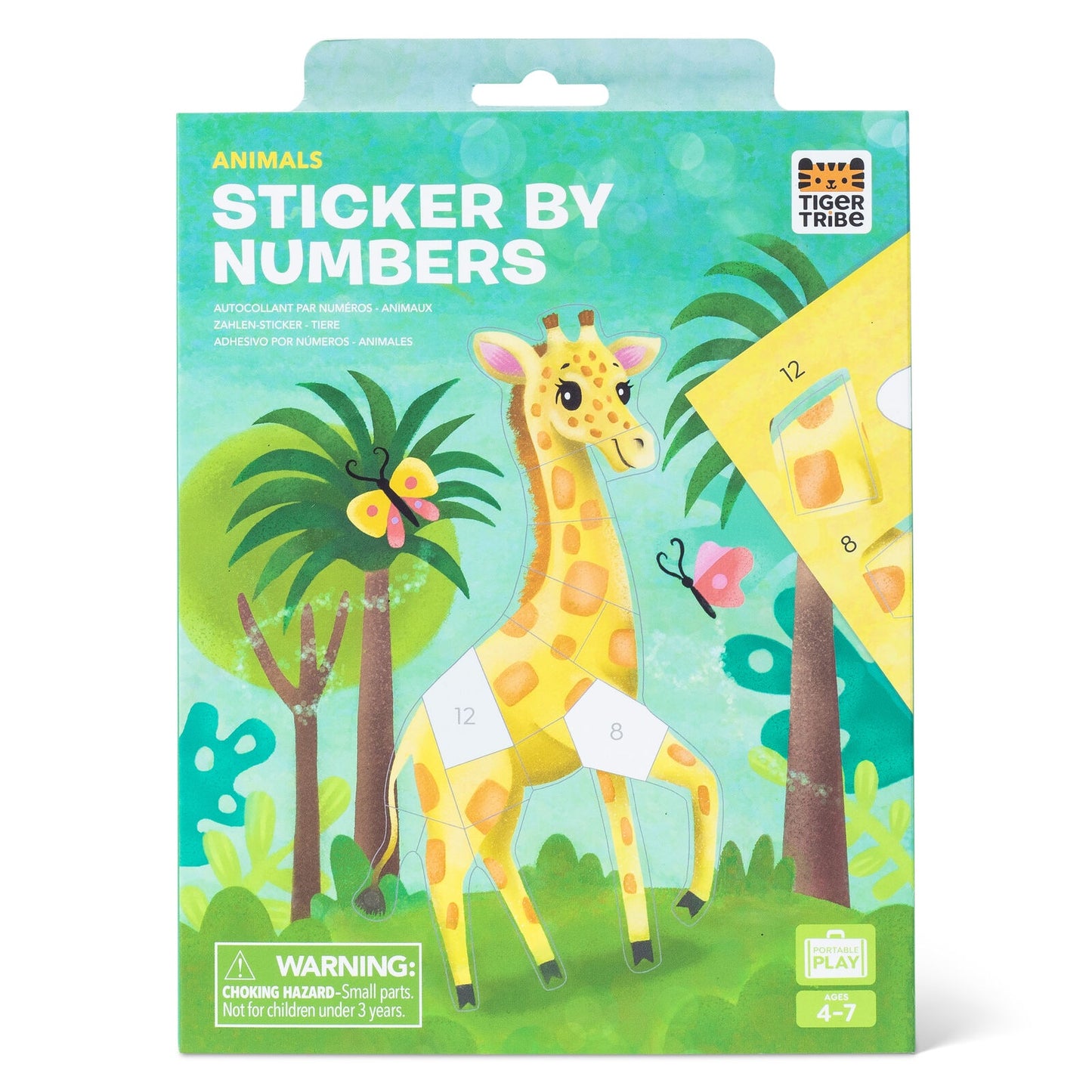 STICKER BY NUMBERS - ANIMALS