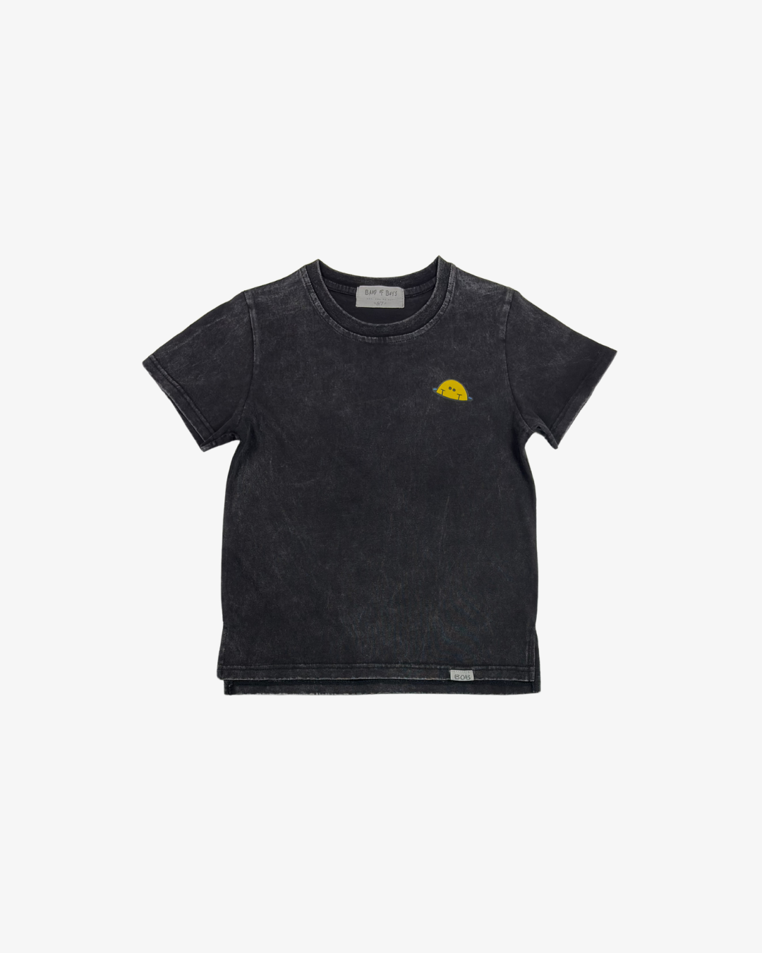 ICON SMILEY TEE - BLACK WASH