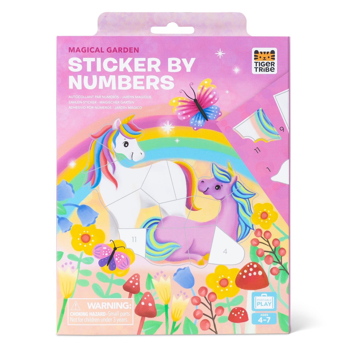 STICKER BY NUMBERS - MAGICAL GARDEN