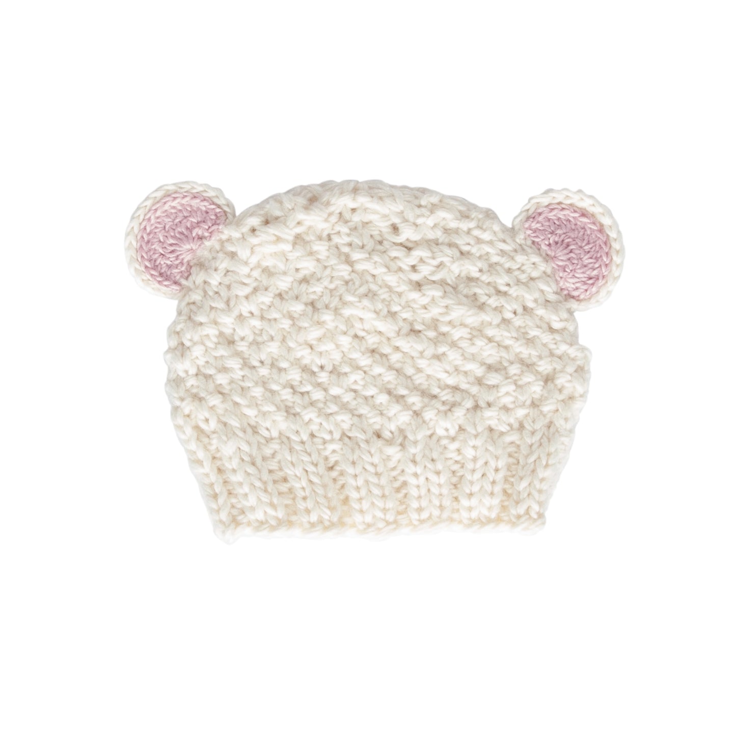 BEAR BEANIE - CREAM