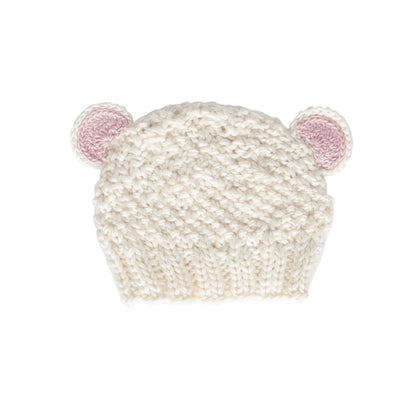 BEAR BEANIE - CREAM